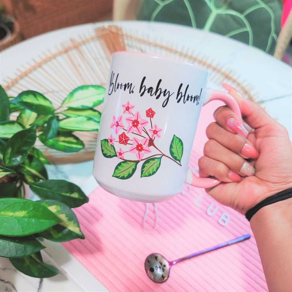 Bloom Baby Bloom! Hoya Coffee Mug - Picture 5 of 6